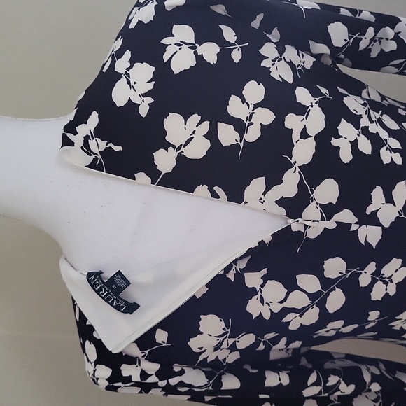 Lauren Ralph Lauren Jersey Faux Wrap Dress - Picture 5 of 7